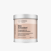 Bote de suplementos Skin Antioxidant de Advanced Nutrition Programme con 60 cápsulas para la protección de la piel